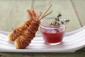 Recipe for Shrimp wrapped in potato