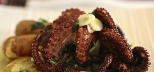 Recipe Small octopuses in brandy sauce