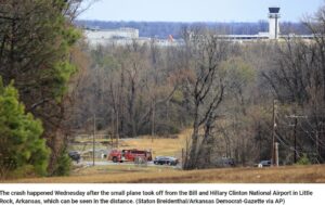 5 killed in Arkansas plane crash that happened shortly after takeoff